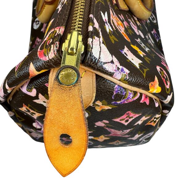 Louis Vuitton Watercolor Speedy 35 bag vintage Aquarelle brown monogram LV - Picture 11 of 16